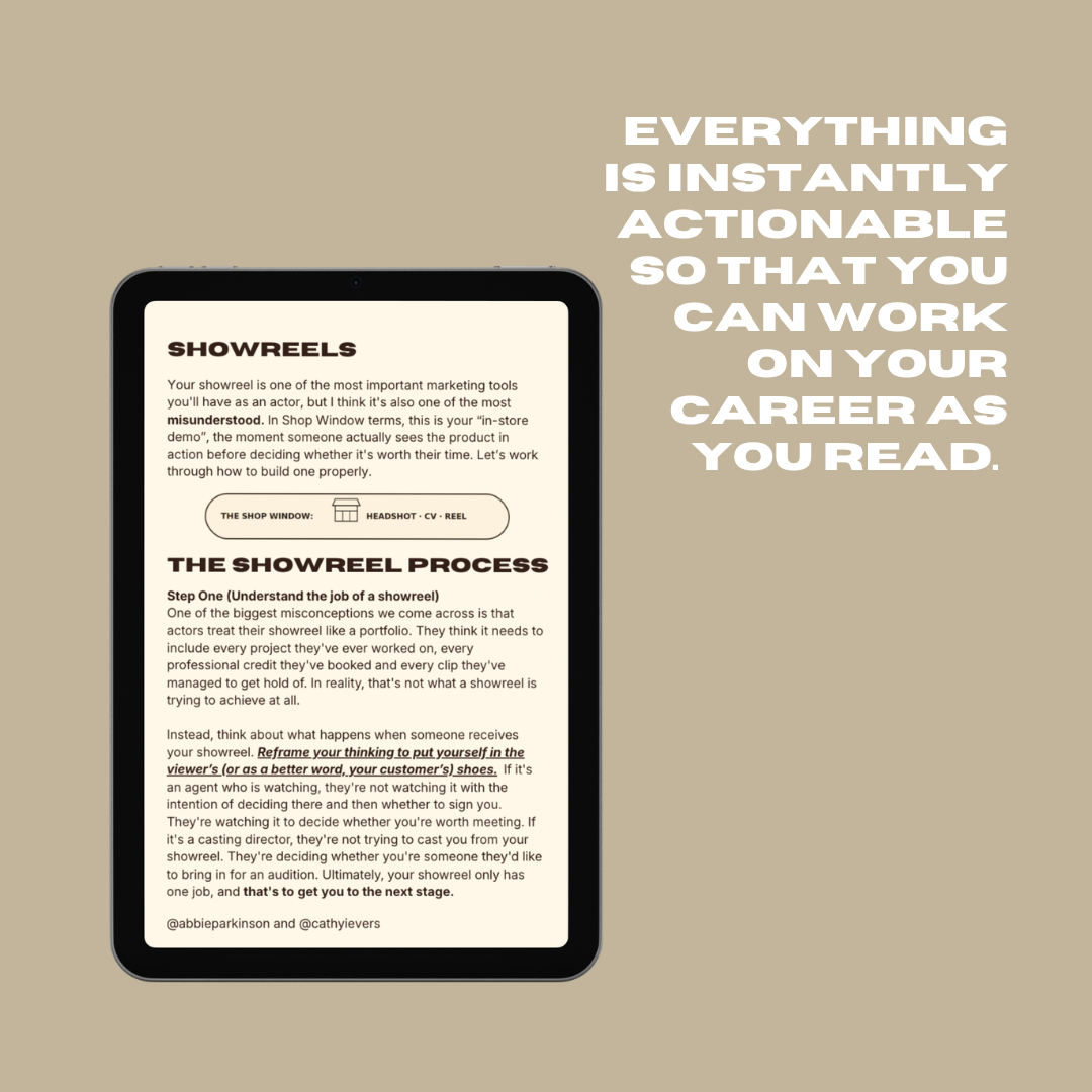 The Ultimate Guide to Becoming a Working Actor